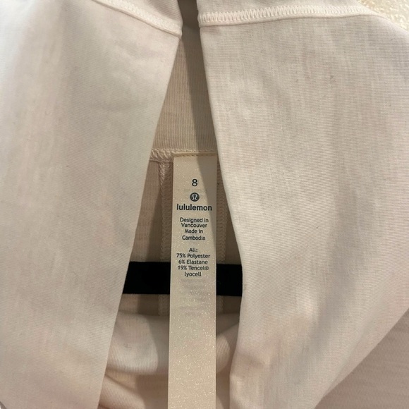 Lululemon Womens Long Sleeve Mock Neck Tie Back Shirt - Picture 6 of 7